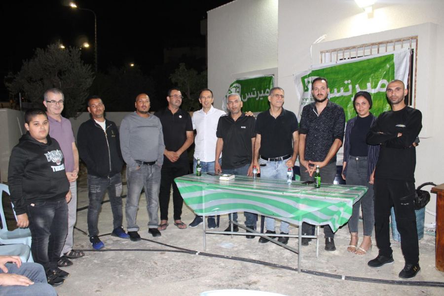 حلقة بيتية داعمة لحزب ميرتس في الطيبة